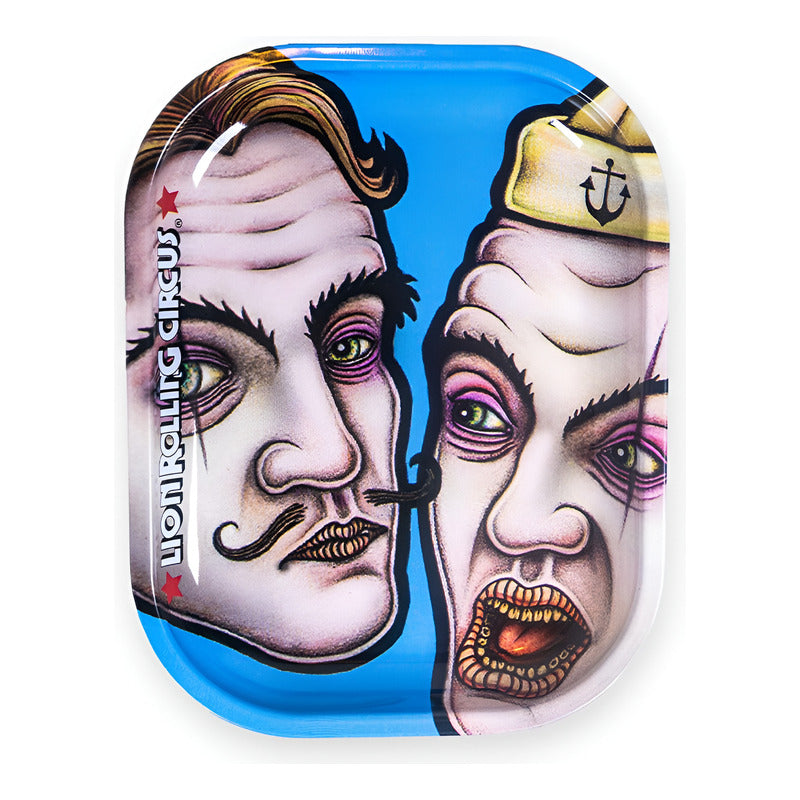 Charola De Metal Bandeja Chica Full Print Lion Rolling Circus