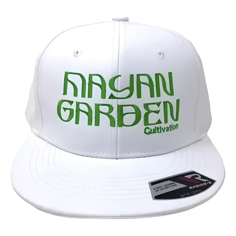 Gorra Mayan Garden Plana Blanca Blanco Unitalla