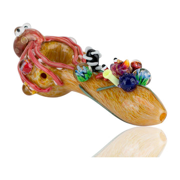 Bong Empire Glassworks Pipa Kraken Kraken Coral