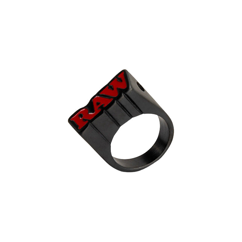 Anillo Raw  Ahumado Negro Crudo 10 Y 11