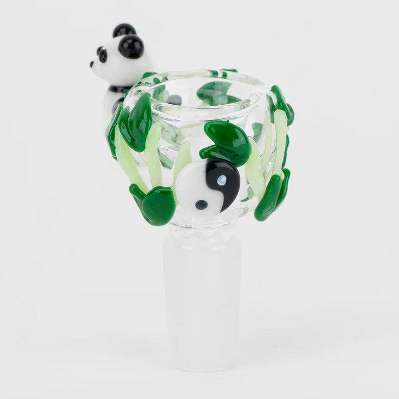 Pieza Para Bong Empire Glassworks Panda Cub Panda Blanco