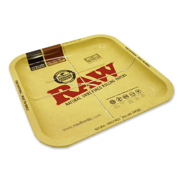 Raw Bandeja Charola Square Classic Cuadrada Marrón Claro