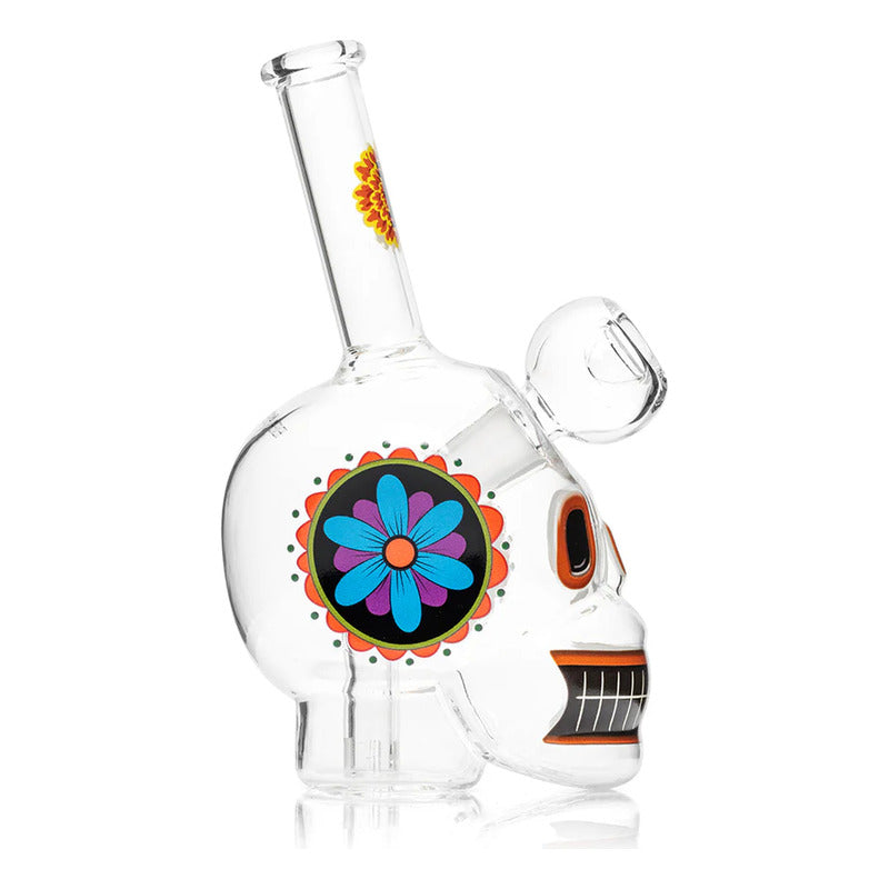 Bong Hemper Dia De Los Muertos Skull Día De Los Muertos