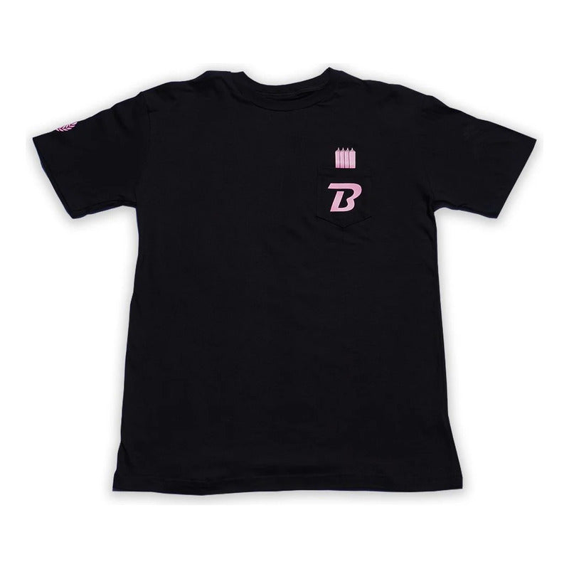 Playera Negra Unisex Blunt Estampa Blazy Susan