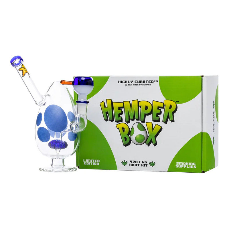 Bong Hemper Huevo Moteado Blue Spotted Egg Blue