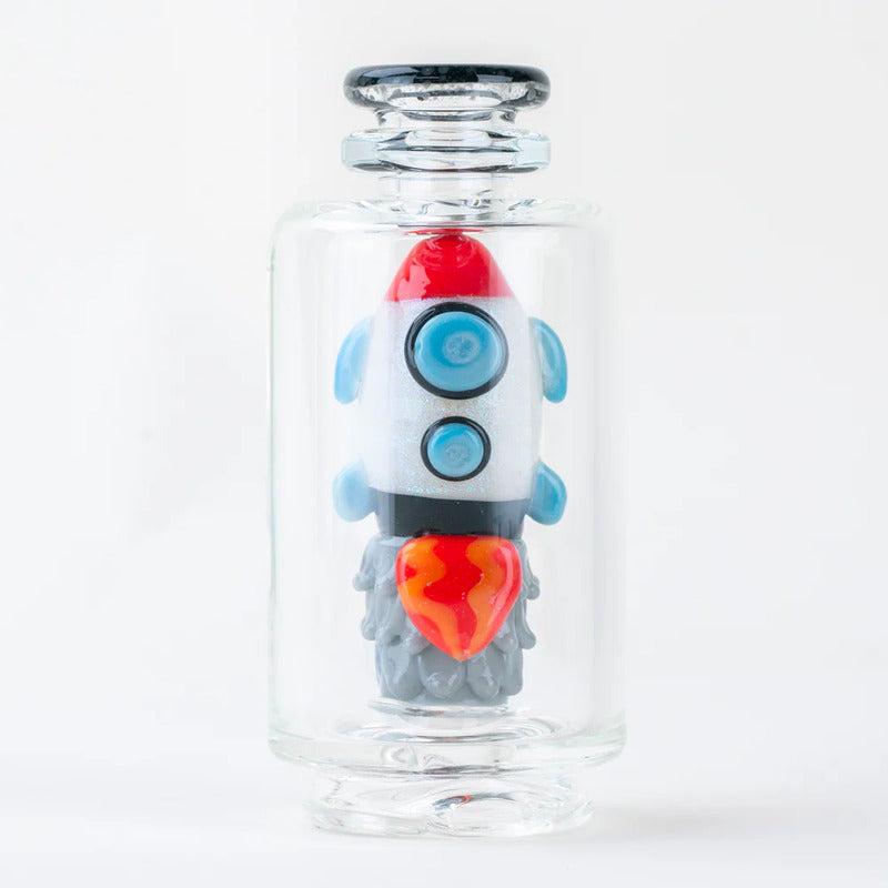 Bong Empire Glassworks Puffco Peak Cohete Brilla En La Oscuridad
