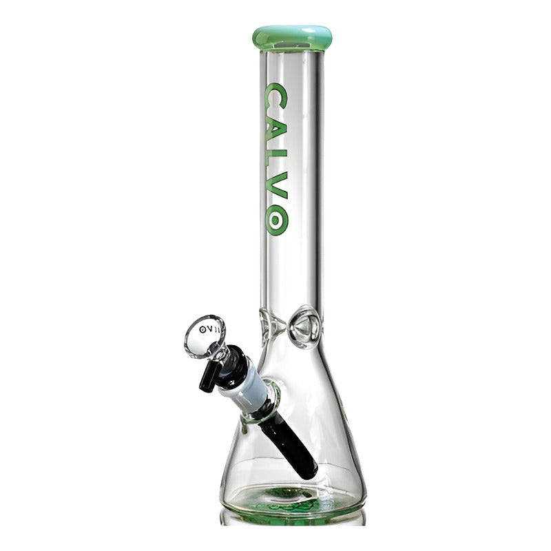 Bong Calvo Glass Mandala Beaker Lite Color Verde