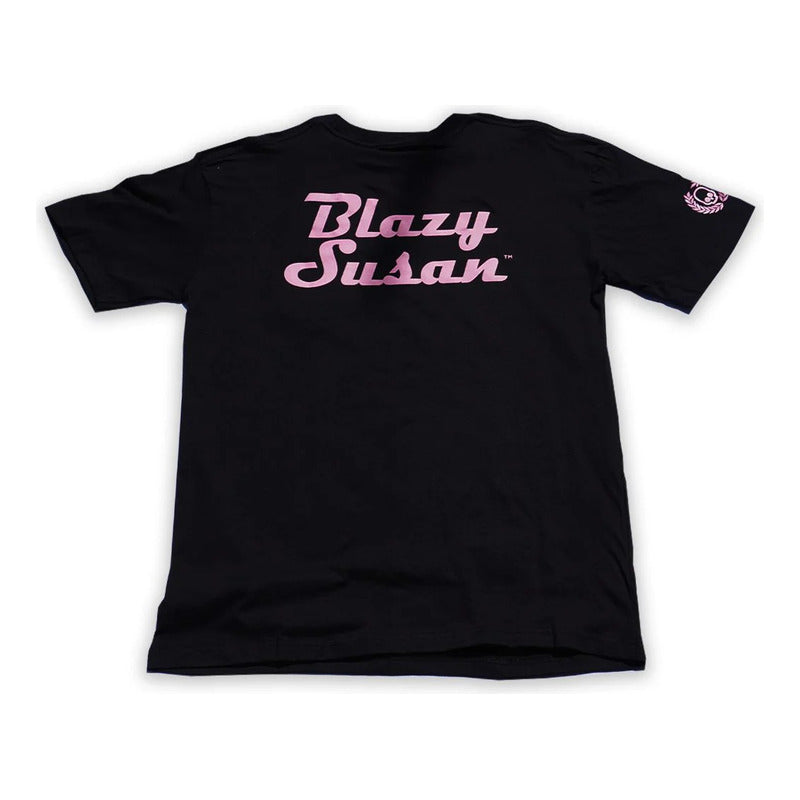 Playera Negra Unisex Blunt Estampa Blazy Susan