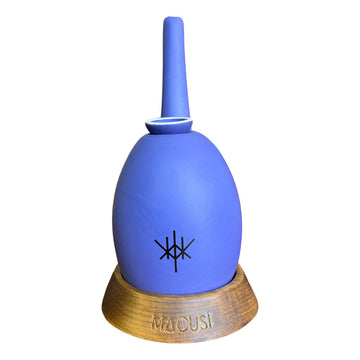 Pipa Bong Macusi Ceramica Artesanal Bubbler Azul
