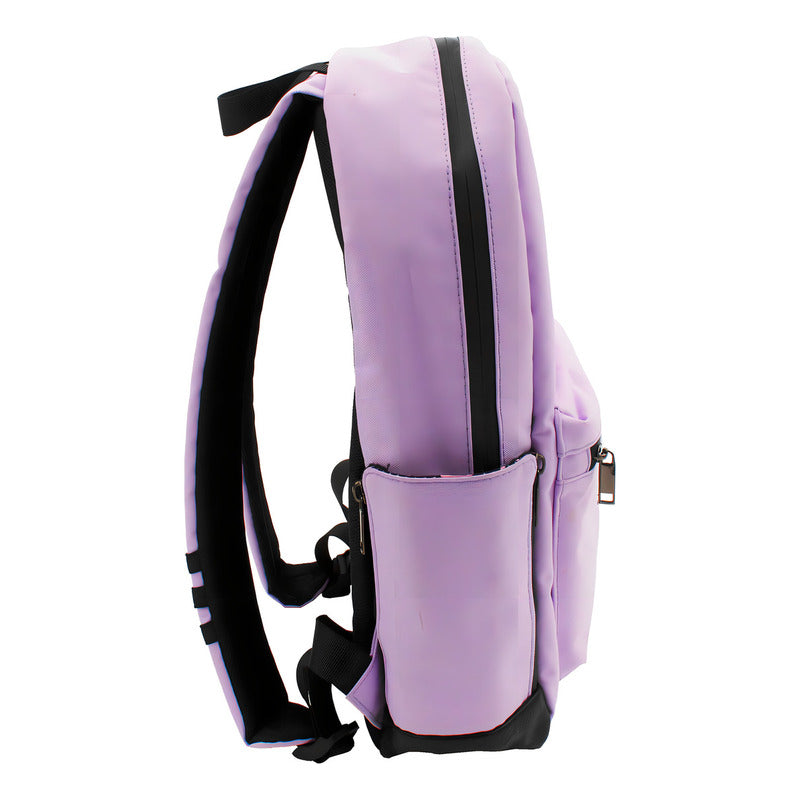 Mochila Iforu Viajera 30l Color Morado Diseñada Para Viajes Y Uso Diario Liso