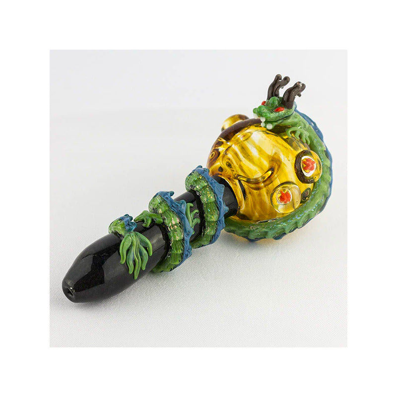 Bong Empire Glassworks Pipa Esfera De Dragon Esfera Dragon Verde