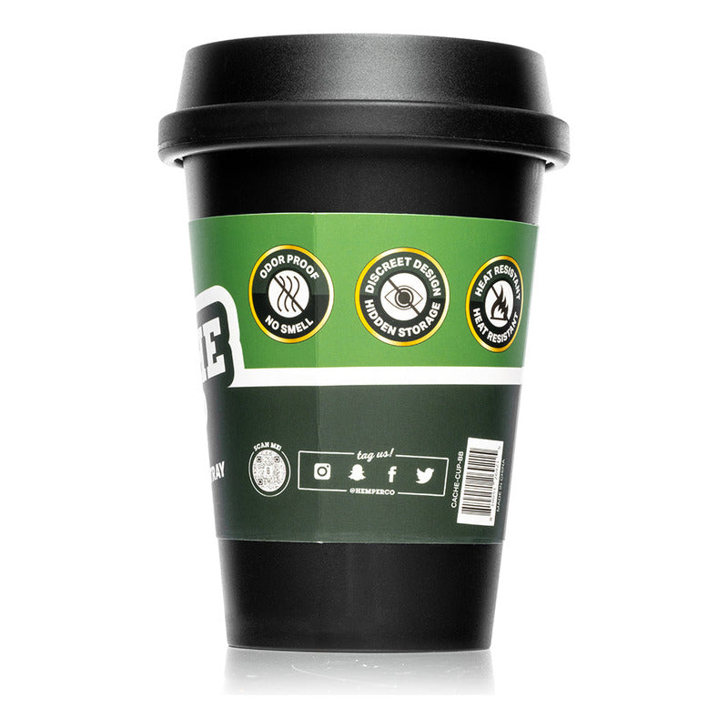 Cenicero De Mesa Hemper Cache Cup Tie Negro Cup