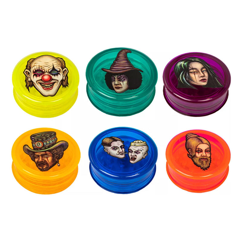 Grinder Acrilico 3 Partes 50mm Lion Rolling Circus