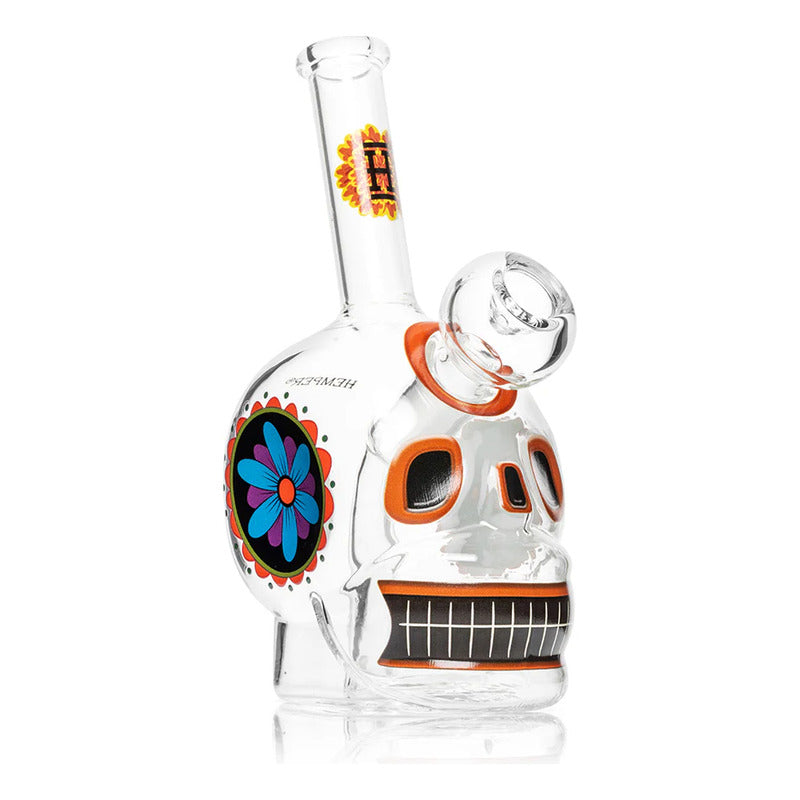 Bong Hemper Dia De Los Muertos Skull Día De Los Muertos