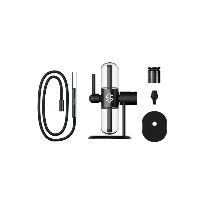 Stündenglass® Gravity Infuser Hookah 360° Negro Kompact Narguile
