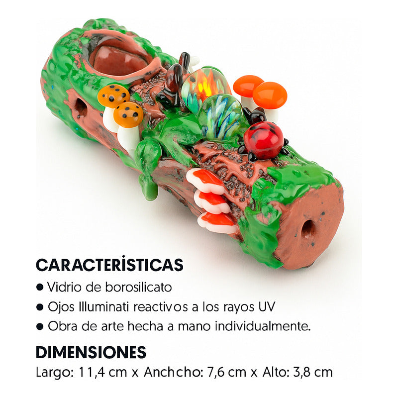 Bong Empire Glassworks  Pipa Mossy 11cm Mossy