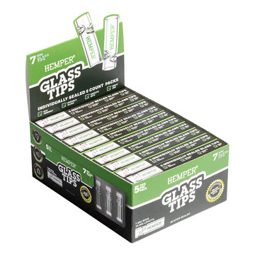 Boquilla Bong  Hemper Glass Borosilicate 7mm Display Borisilicate Blanco