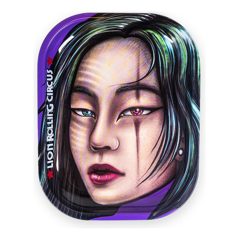 Charola De Metal Bandeja Chica Full Print Lion Rolling Circus