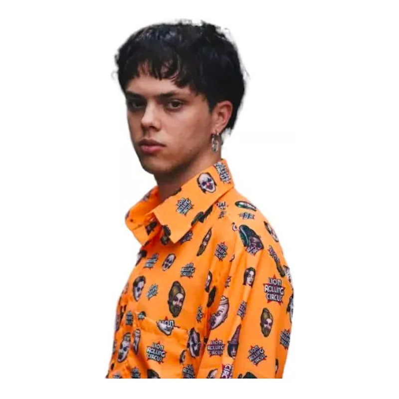 Camisa Manga Corta Lion Rolling Circus