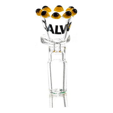 Bong Calvo Glass Quemador Perla Amarillo 14 Mm Perlas Amarillo