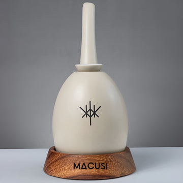 Pipa Bong Macusi Ceramica Artesanal Bubbler Arena Beige