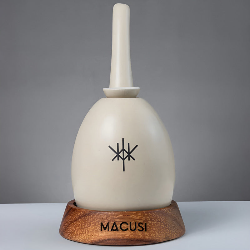 Pipa Bong Macusi Ceramica Artesanal Bubbler Arena Beige