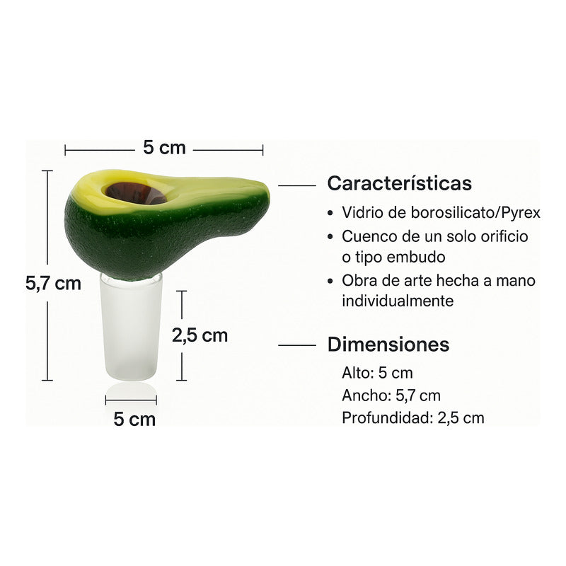 Pieza Para Bong Empire Glassworks Aguacate Aguacate