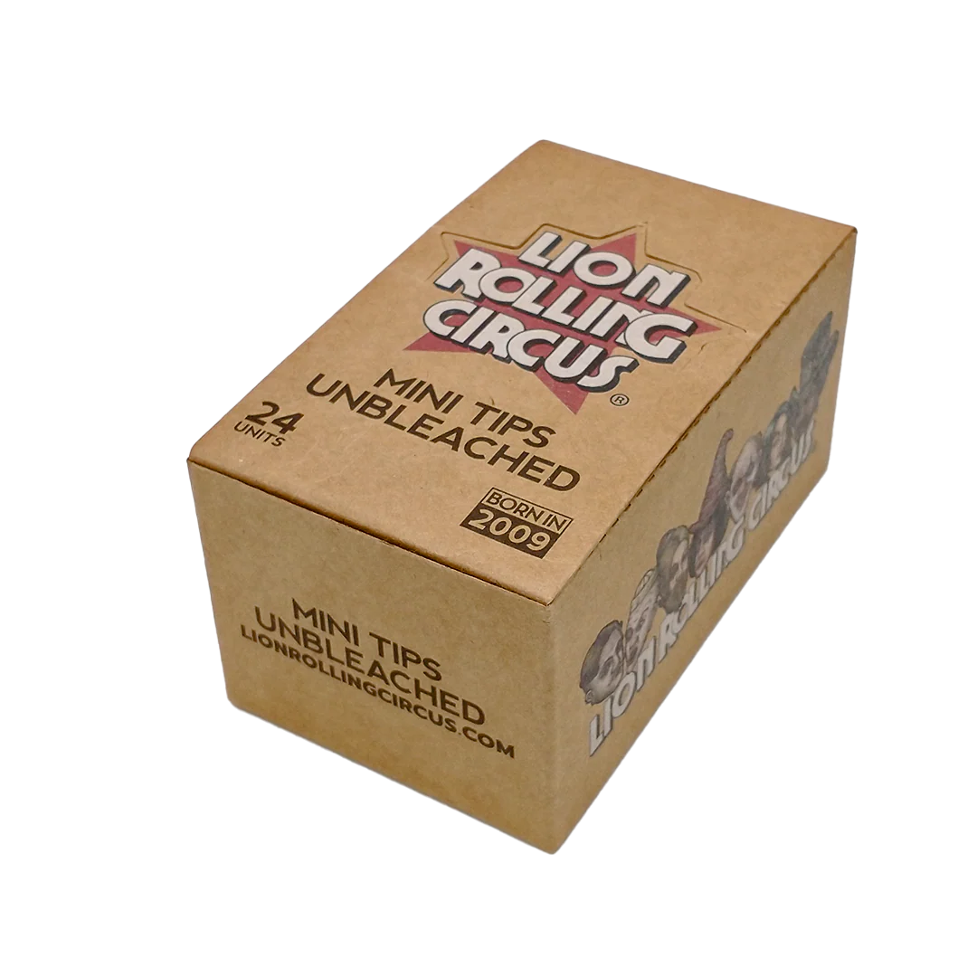 Papel Filtro Unbleachedhead Mini 50 Hojas por Paquete Lion Rolling Circus