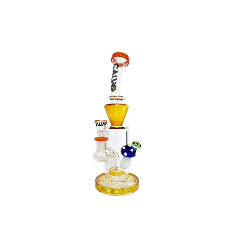 Bong Calvo Glass Double Fungus Grande