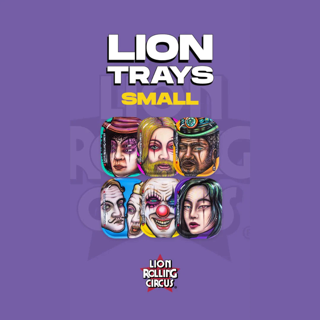 Charola De Metal Bandeja Chica Full Print Lion Rolling Circus