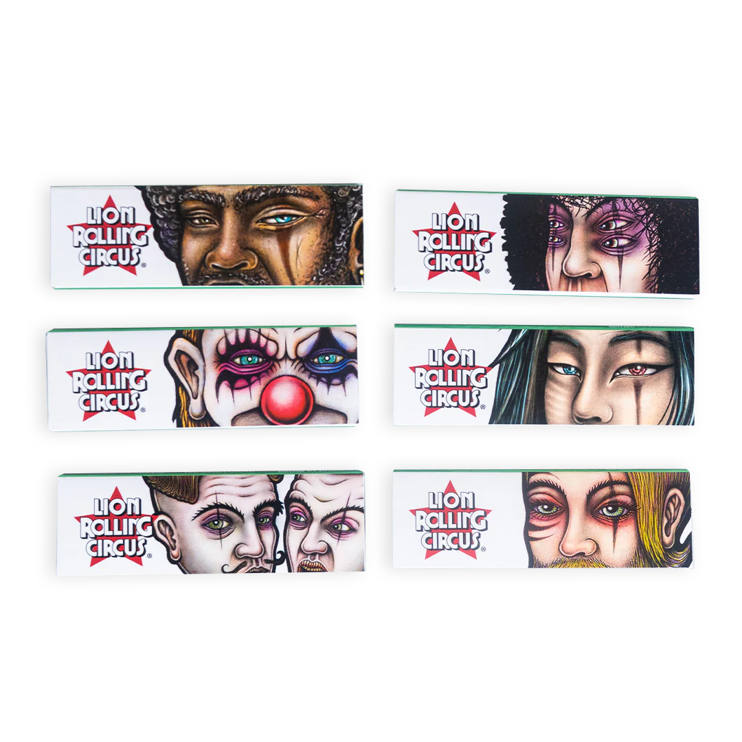 Papel de Liar Alfalfa 1 1/4 50 Hojas por Paquete Lion Rolling Circus