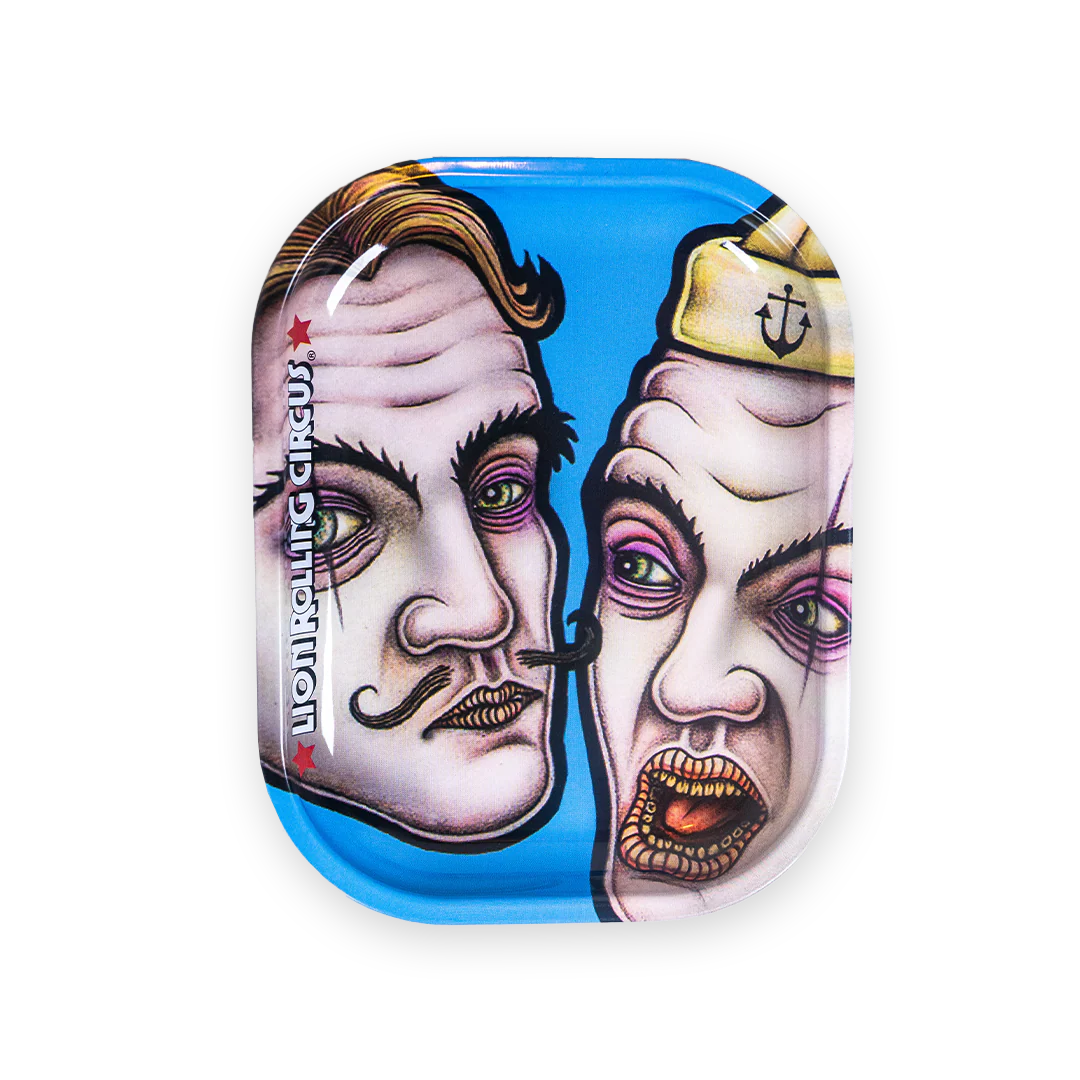 Charola Mediana De Metal Brasil Lion Rolling Circus