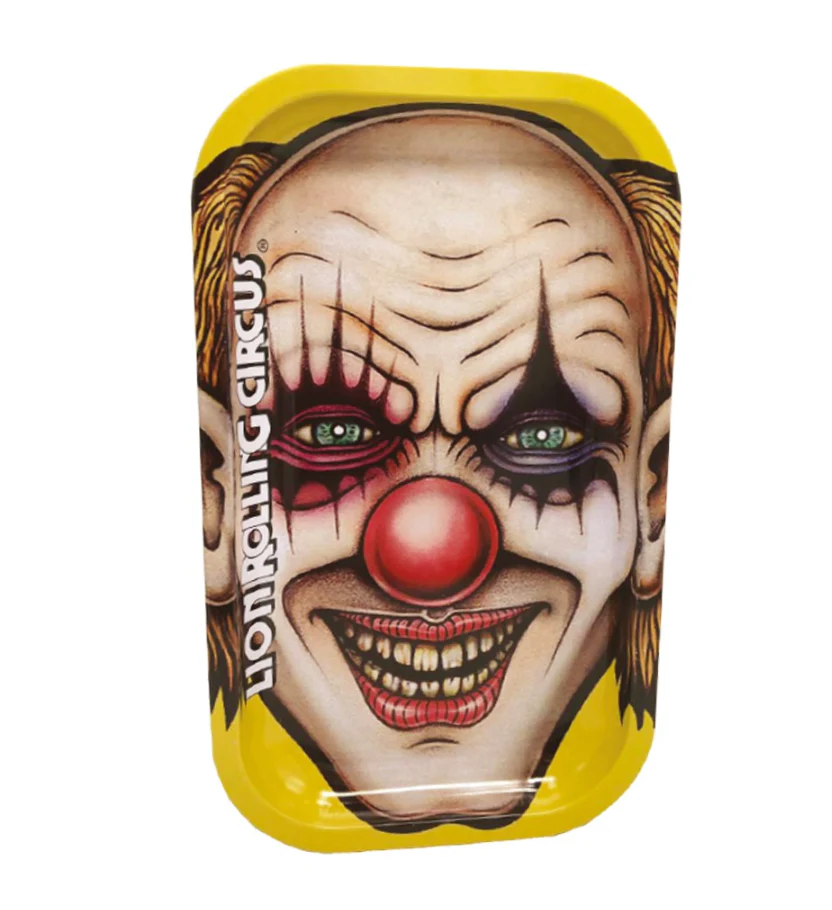 Charola Mediana De Metal Brasil Lion Rolling Circus