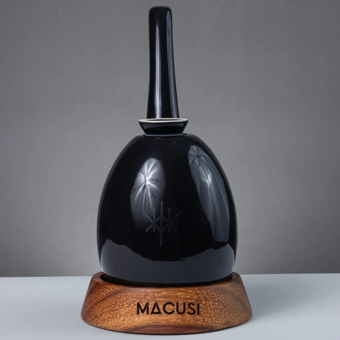 Pipa Bong Macusi Ceramica Artesanal Bubbler Obsidiana