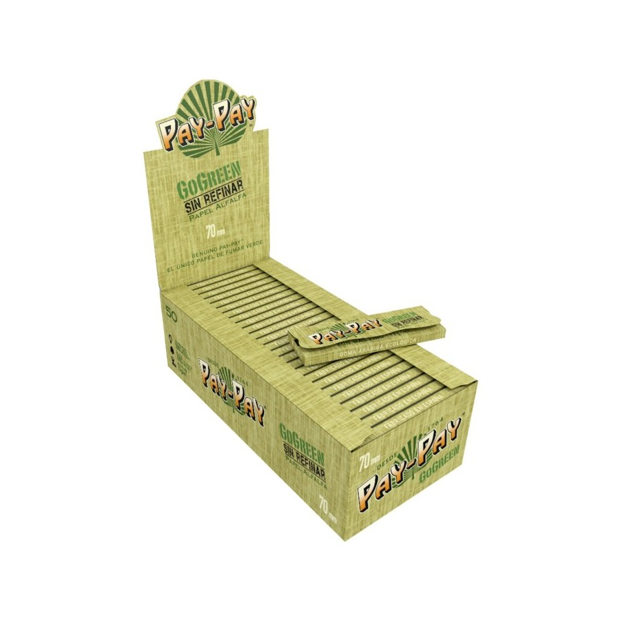 Papel de Liar PAY PAY Go Green 50Hojas Paquete RAW