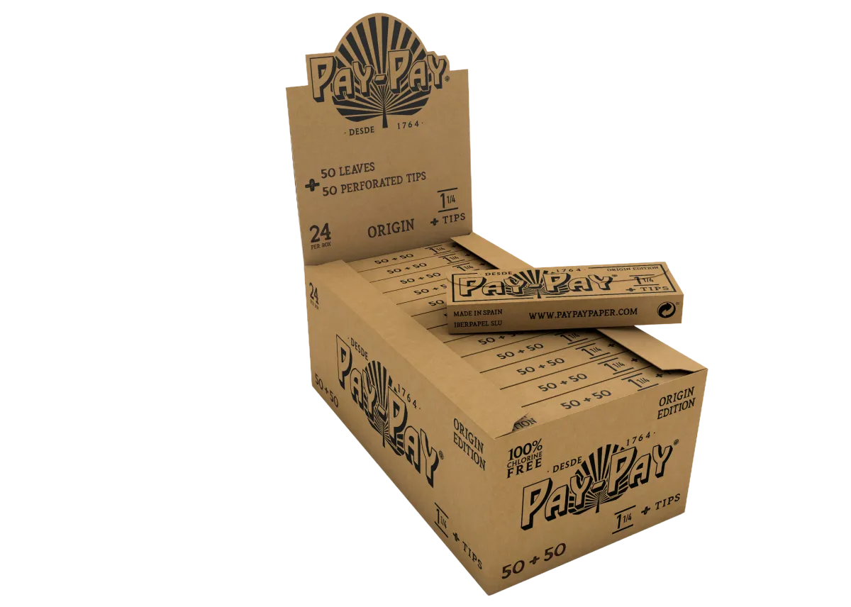 Papel De Liar PAY PAY Origin 50 Hojas Paquete RAW