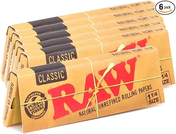 Papel De Liar Clasico Crudo y Sin Refinar, Size 1.25 x 1 1/4 50 Und.