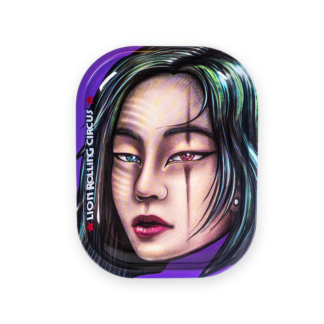 Charola Mediana De Metal Brasil Lion Rolling Circus