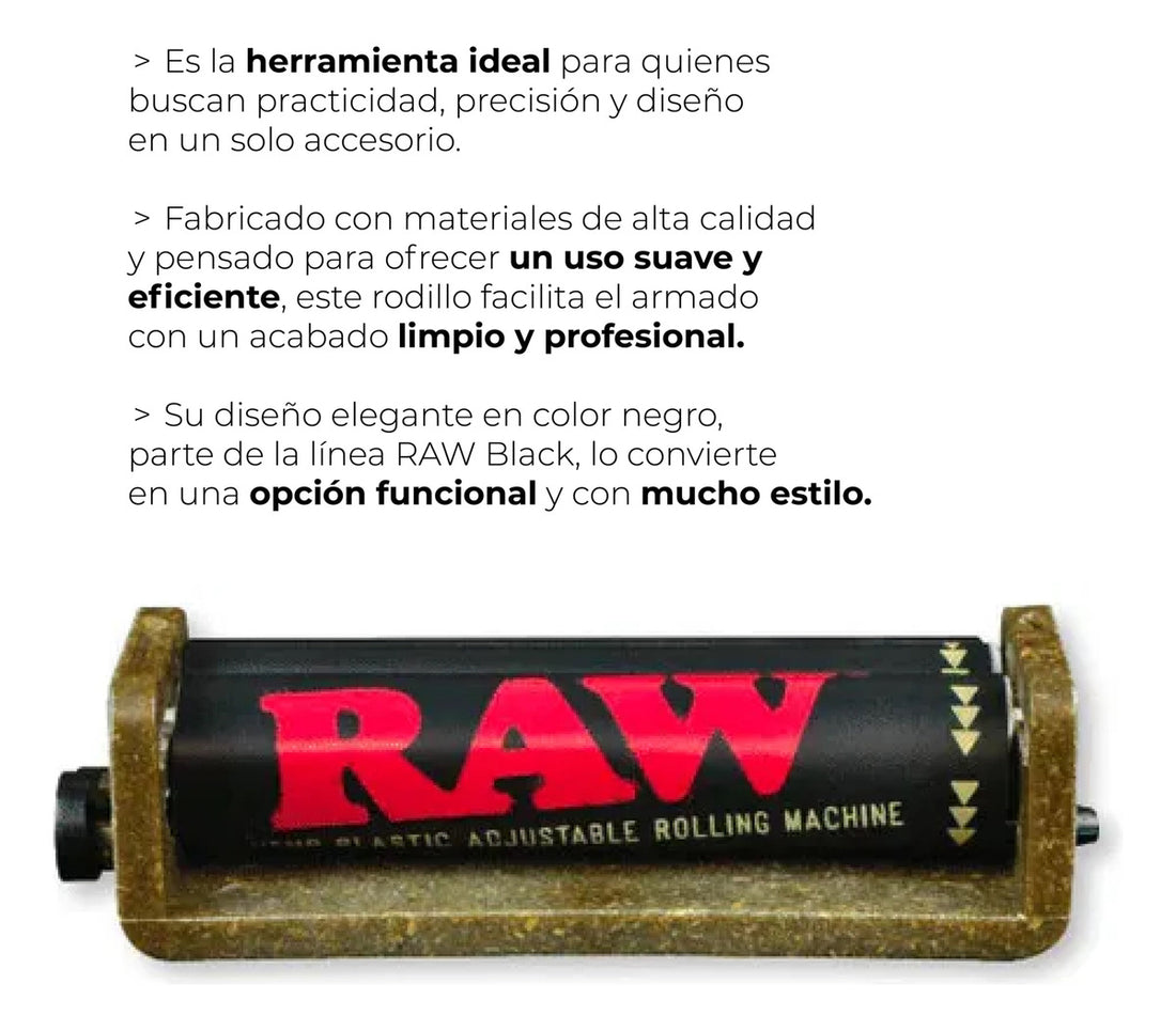 Rodillo Raw Black Para Cono 1 1/4 83mm