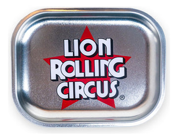 Charola Para Rolar Metal Chica Silver Lion Rolling Circus