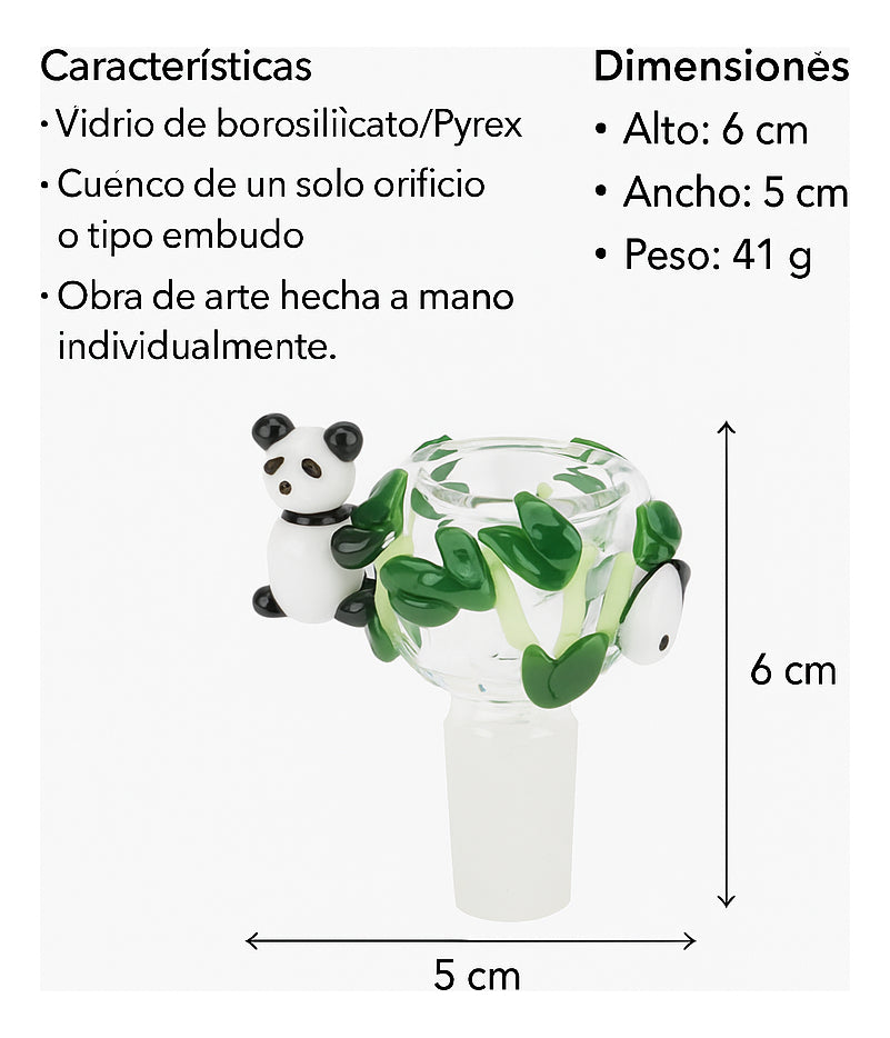 Pieza Para Bong Empire Glassworks Panda Cub
