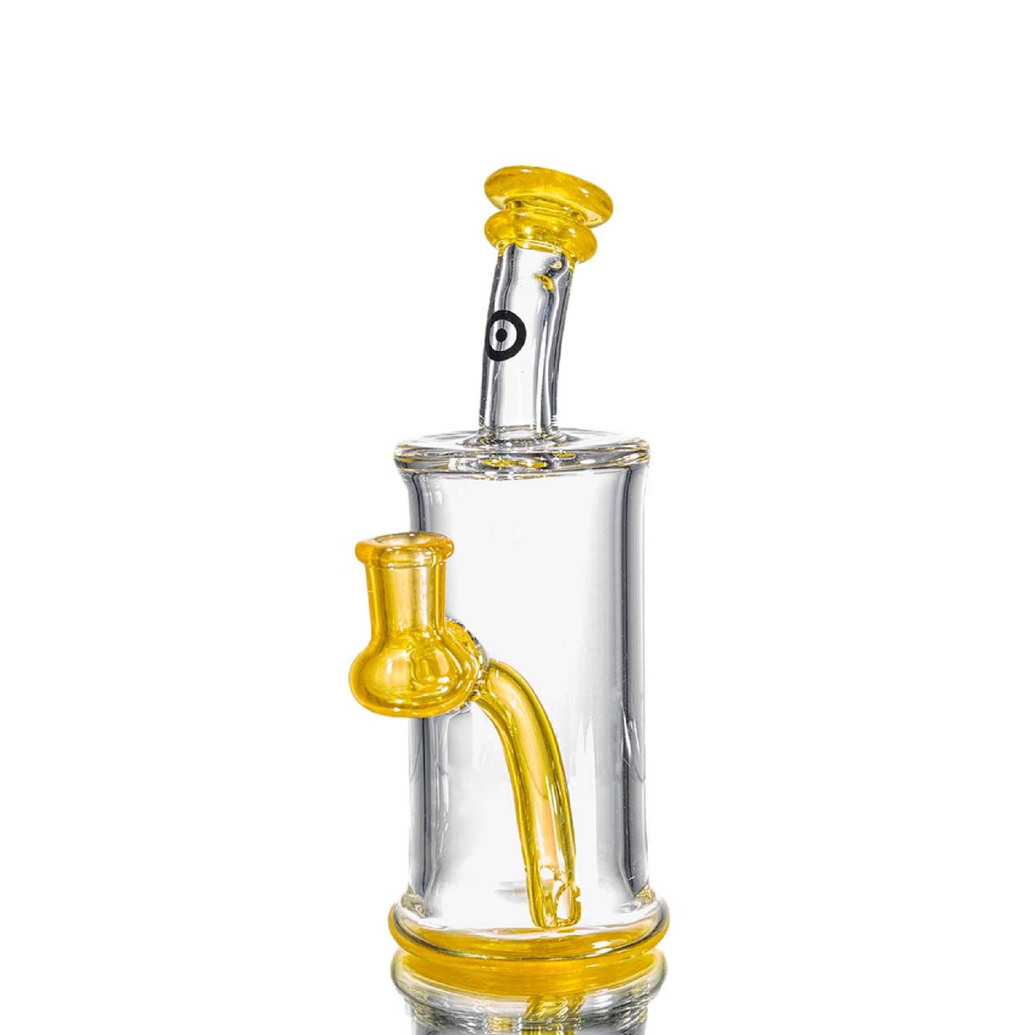 Bong Calvo Glass Lemon Drop Micro Rig 10mm
