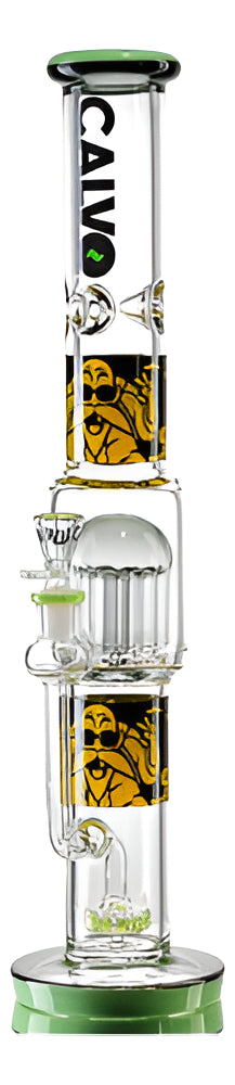 Bong Calvo Glass Tubo Recto Arbol Perc Version Dragon Ball
