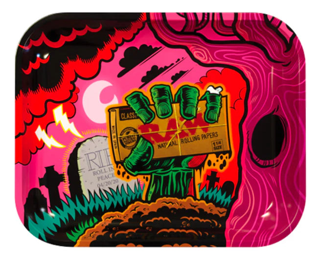 Charola Raw Para Rolar Forjar Zombie Bandeja