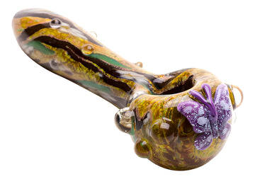 Bong Empire Glassworks Pipa Viola Butterfly