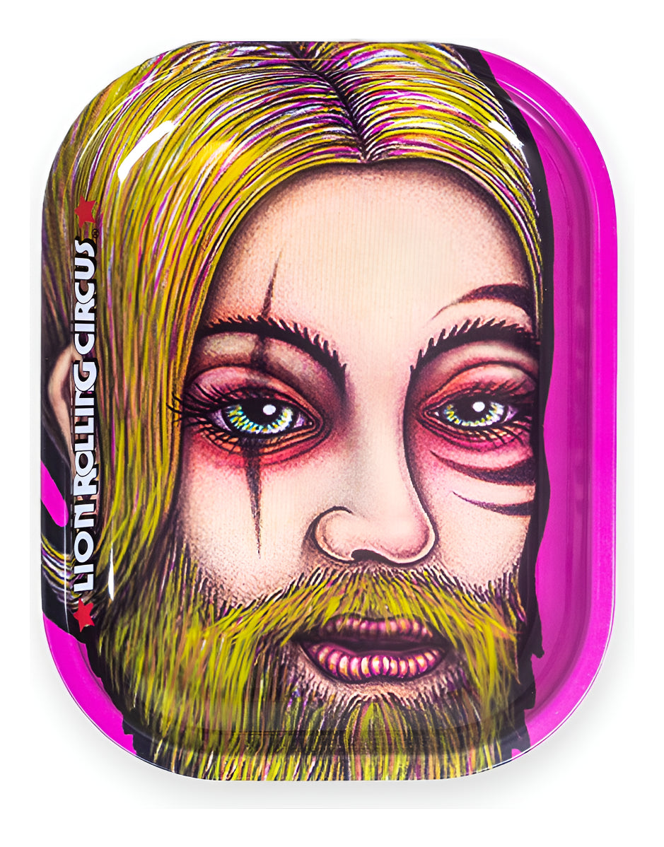Charola Para Rolar Metal Bandeja Chica Lion Rolling Circus