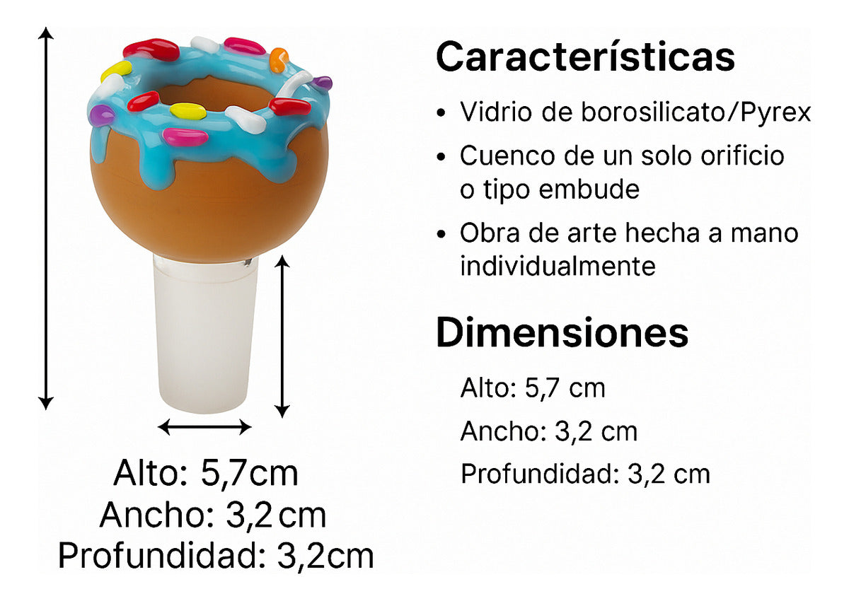 Pieza Para Bong Empire Glassworks Donut