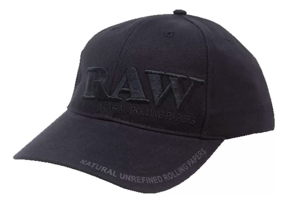 Gorra Raw Poker Hat Edición Black On Black Curva