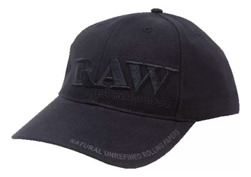 Gorra Raw Poker Hat Edición Black On Black Curva