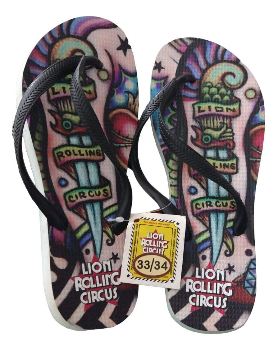 Chanclas Sandalias Lion Rolling Circus